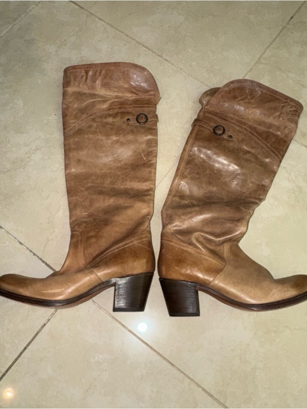 Classic Tall Women's Leather Frye Boots size 9 - Picture 4 of 16